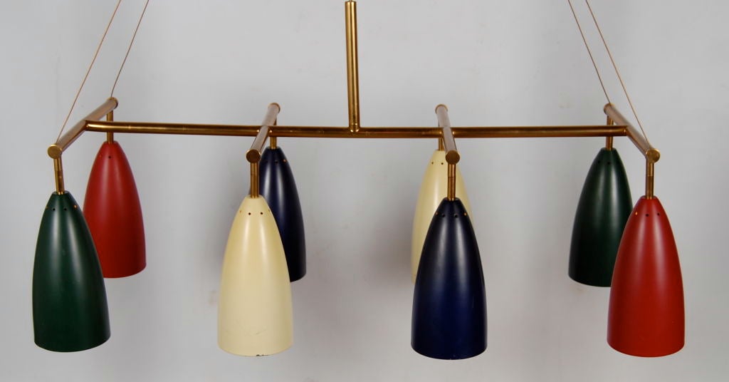 Italian Eight Lamp Chandelier