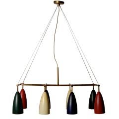 Italian Eight Lamp Chandelier