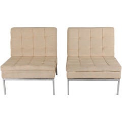 Florence Knoll ; Pair of Armchairs