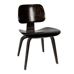 CHARLES EAMES ; ORIGINAL DCW WITH FIRST EVANS LABEL
