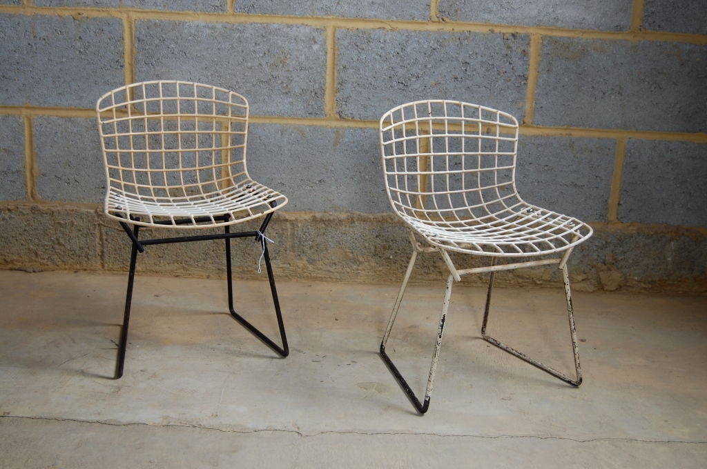 Mid-20th Century Pair Of Bertoia Childs Chairs