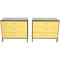 George Nelson ; Pair Of Cabinets