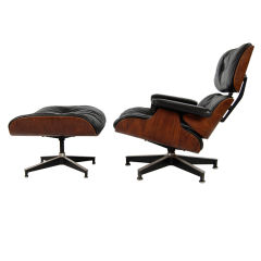 Charles And Ray Eames  ; Early Lounge Chair And Ottoman