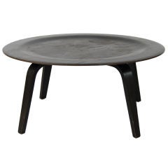 Charles And Ray Eames  ; Black Coffee Table