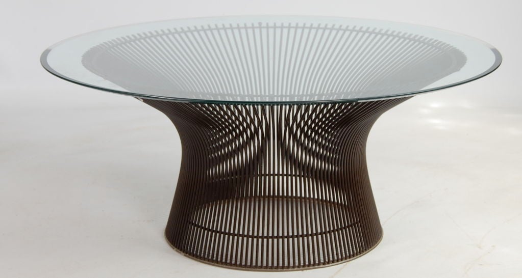 Bronze Base Platner Coffee Table