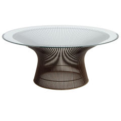 Bronze Base Platner Coffee Table