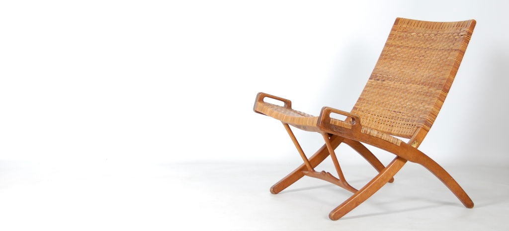 Mid-20th Century Hans Wegner ; Original Signed Folding Chair