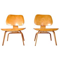 Pair Of Vintage Eames Lcw's