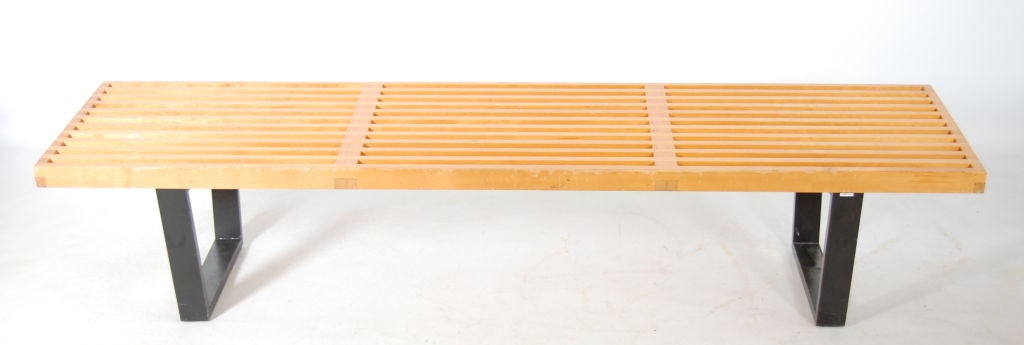 George Nelson ; Vintage Slat Bench