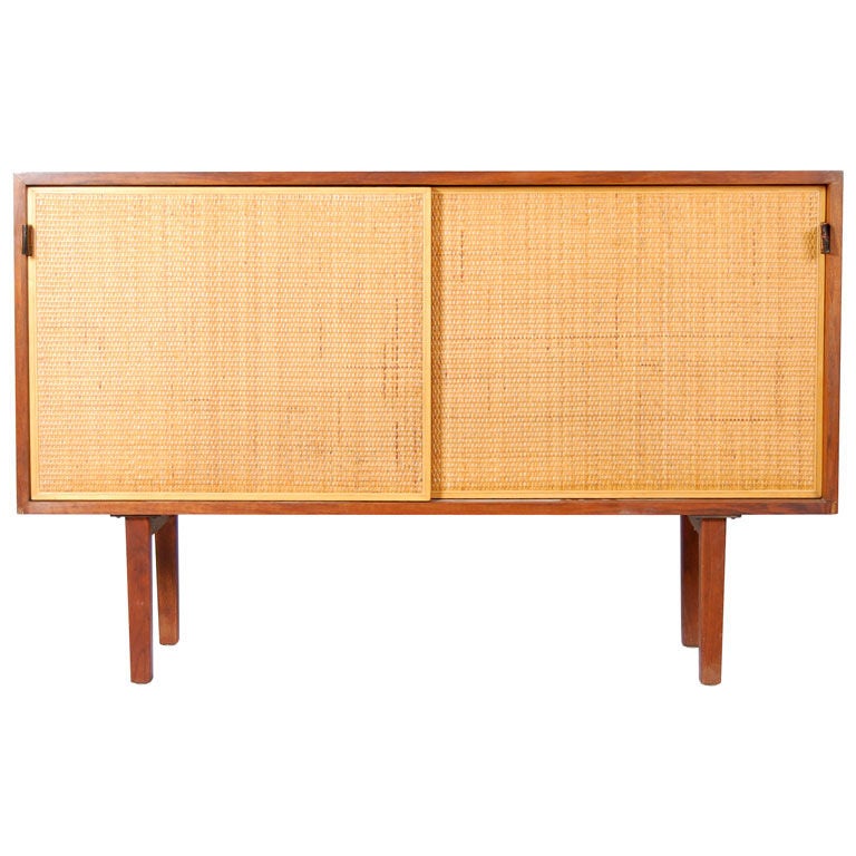 Florence Knoll Cane Front Credenza