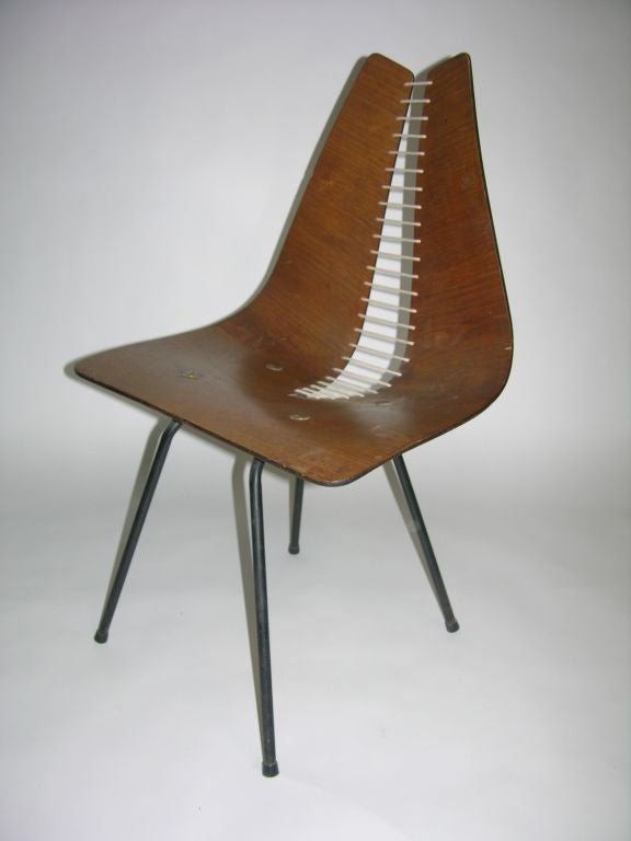 American Carl Wood Organic Design Chair
