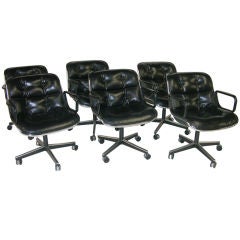 Charles Pollock Executive Arm Chairs by Knoll International