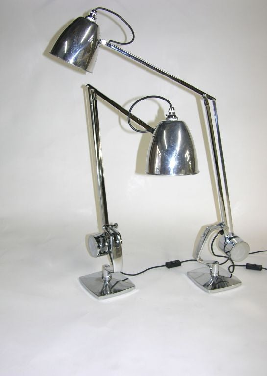 Pair of Counterpoise Desk Lamps