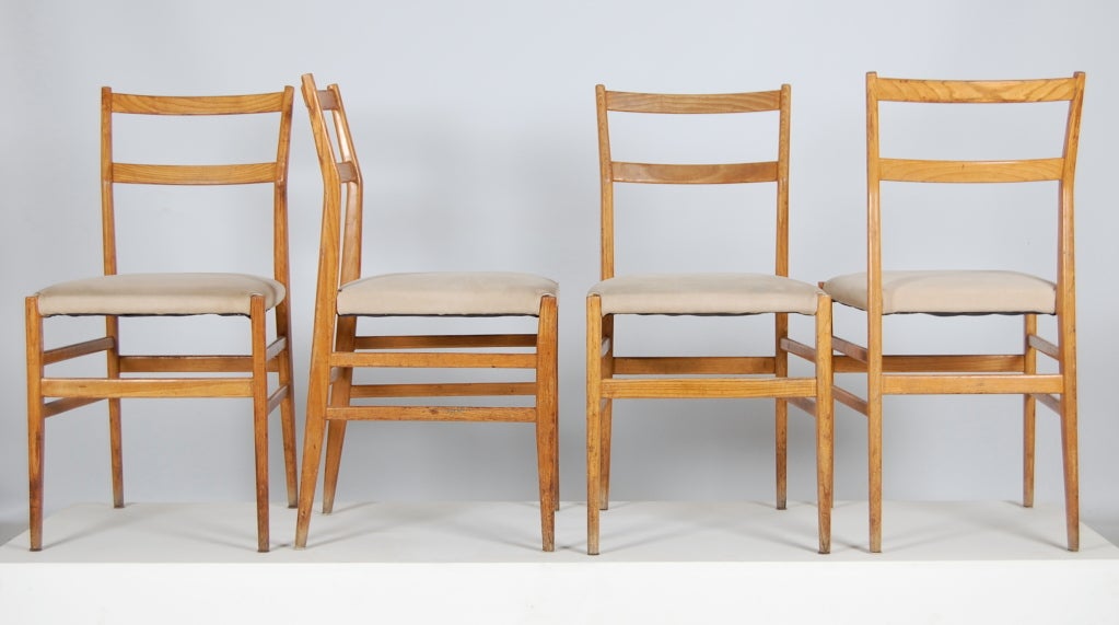 Set Of 4 Gio Ponti Chairs