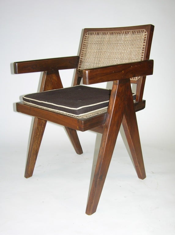 Teak Pierre Jeanneret Conference Chair from Chandigarh