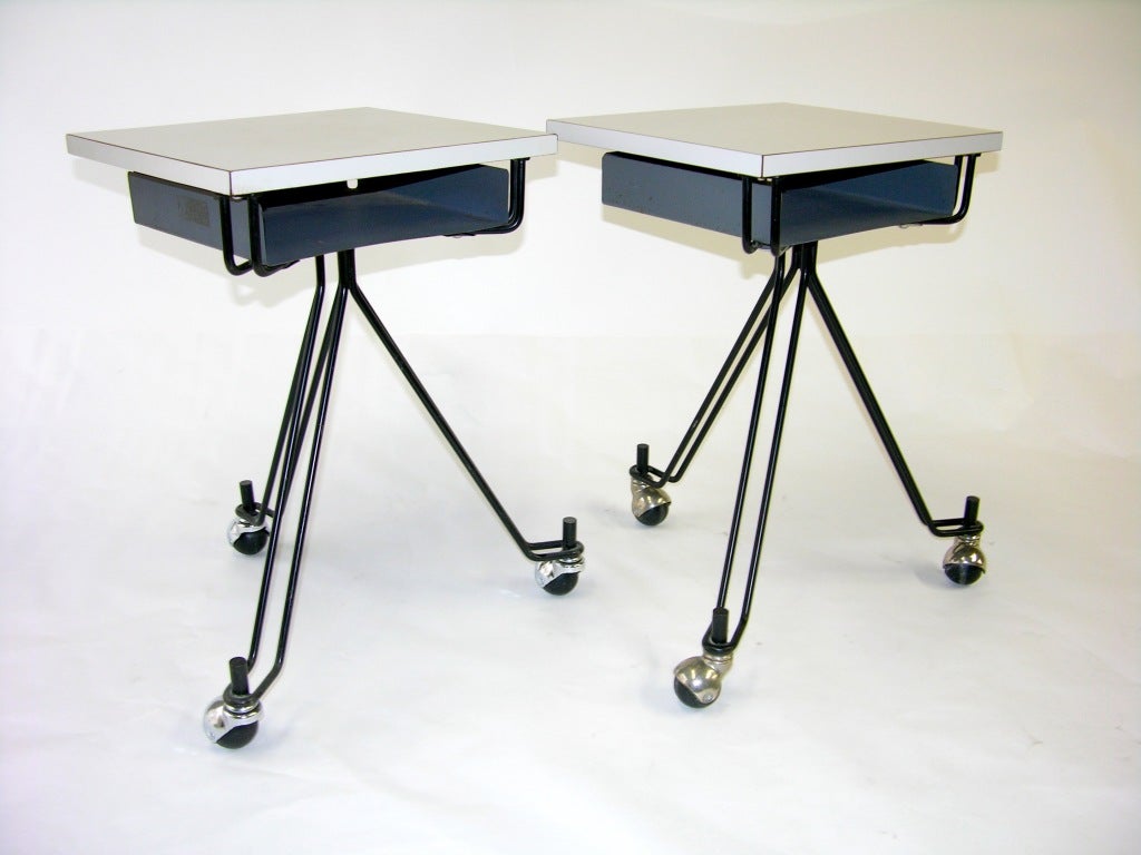 Mid-20th Century Eliot Noyes and Associates pair of Dictation Stands