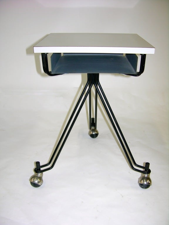 Eliot Noyes and Associates pair of Dictation Stands 4