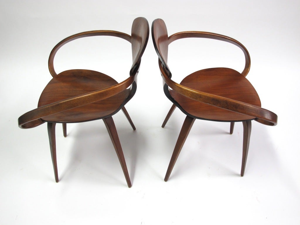 American Norman Cherner Armchairs for Plycraft