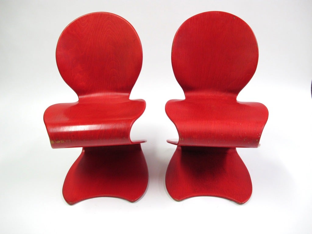 Danish Verner Panton S Chairs, Thonet