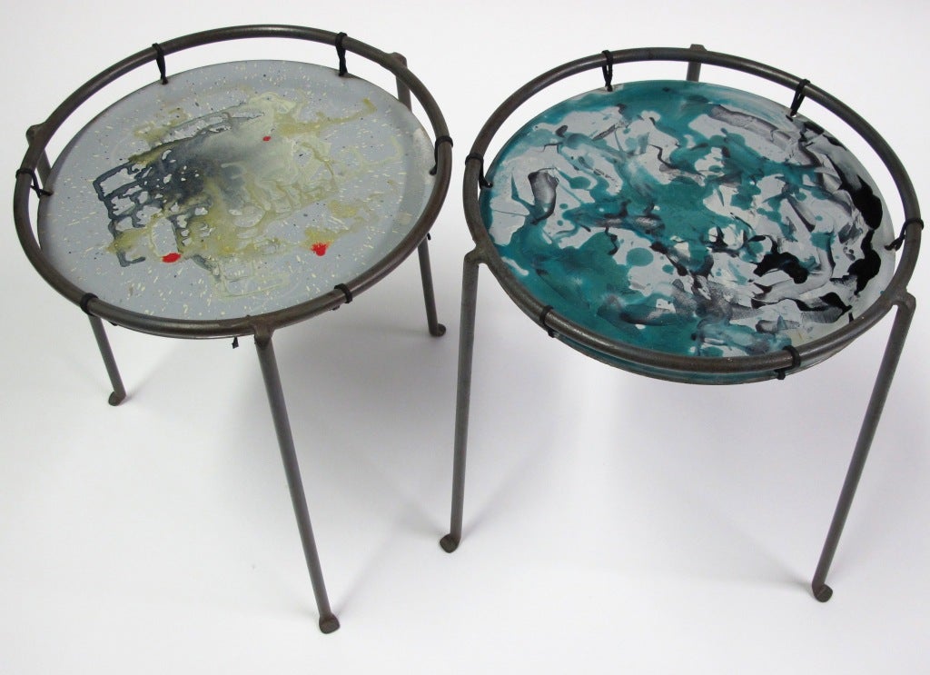 Enamel Top Tables by Swift & Monell