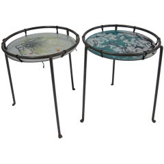 Enamel Top Tables by Swift 
Monell