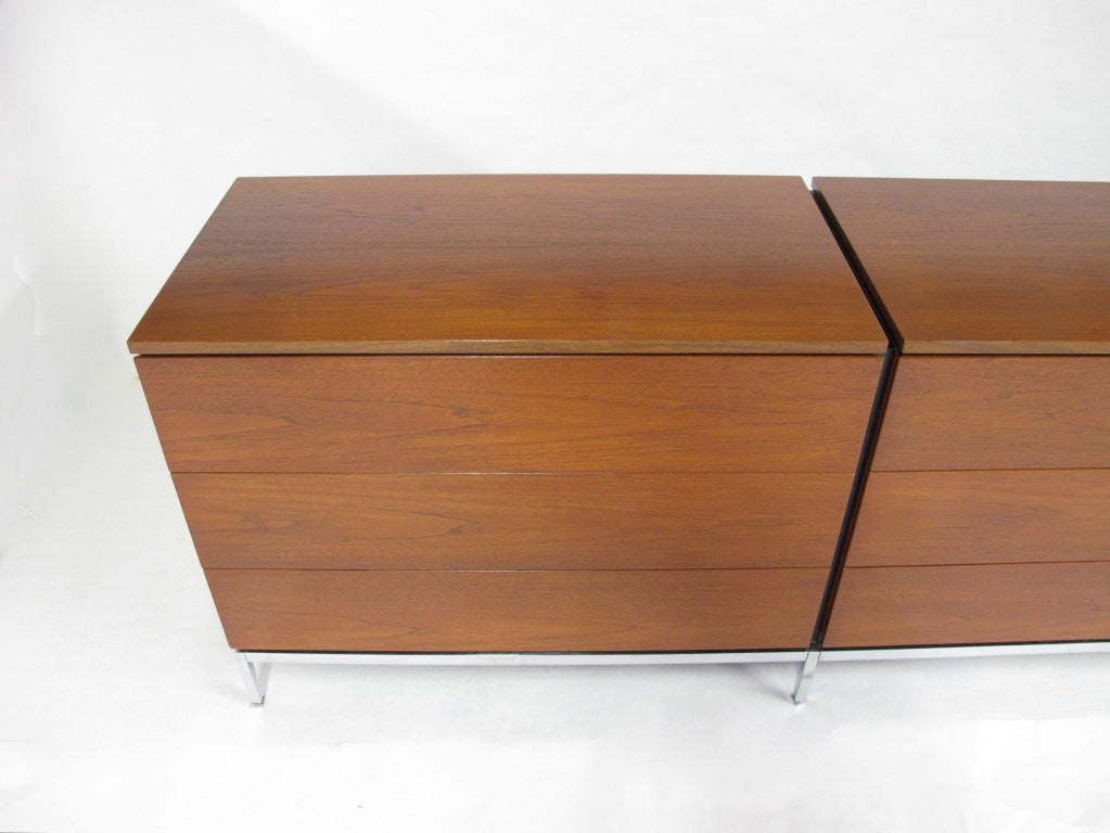 Mid-20th Century Florence Knoll 12 Drawer Dresser by Knoll Associates