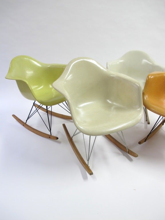 Mid-20th Century Eames Rocking Chairs, Herman Miller