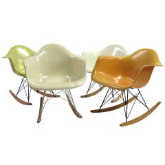 Retro Eames Rocking Chairs, Herman Miller