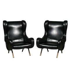 Pair of 'Senior' chairs by Marco Zanusso