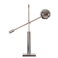 Tall articulated table lamp by Bouvier