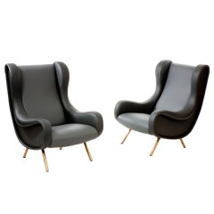 Pair of 'Senior' chairs by Marco Zanusso