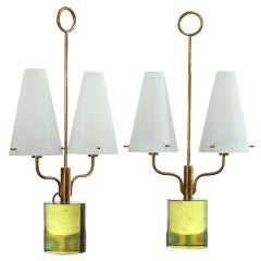 Pair of Table Lamps by Roberto Giulio Rida