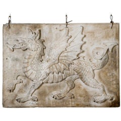 Plastercast of the Welsh Dragon