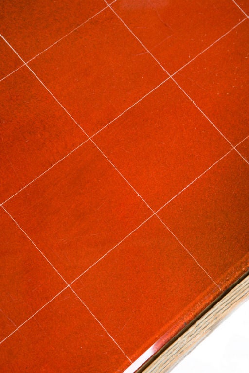 Trompe l'Oeil Glass Topped Coffee Table