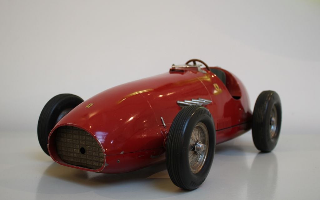 Ferrari 500 F2 model car.