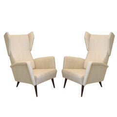 Pair of Ponti armchairs