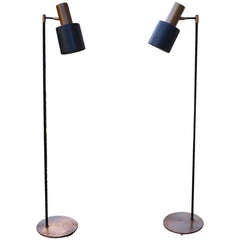 Pair of 1960s Floor Lamps