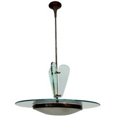 Italian Ceiling Light Circa 1950