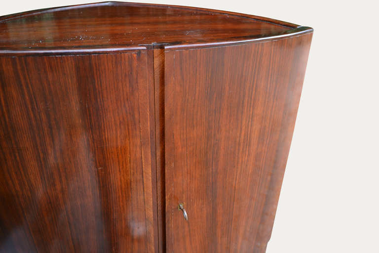 Mid-20th Century Rosewood Italian Bar, circa 1950