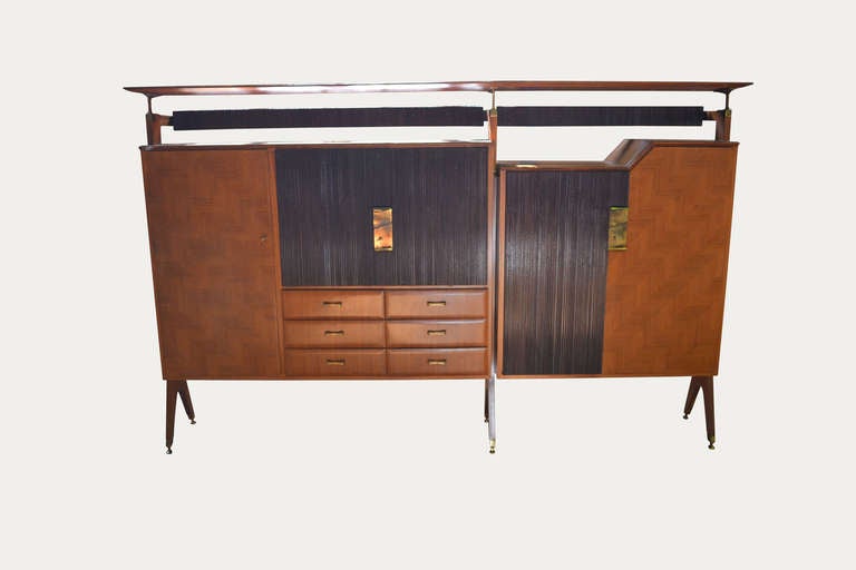 Italian cabinet with integrated bar.