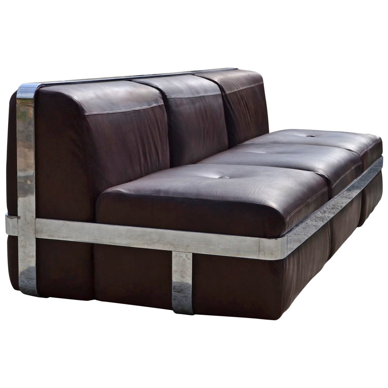 Maxform Leather Sofa by Maxform