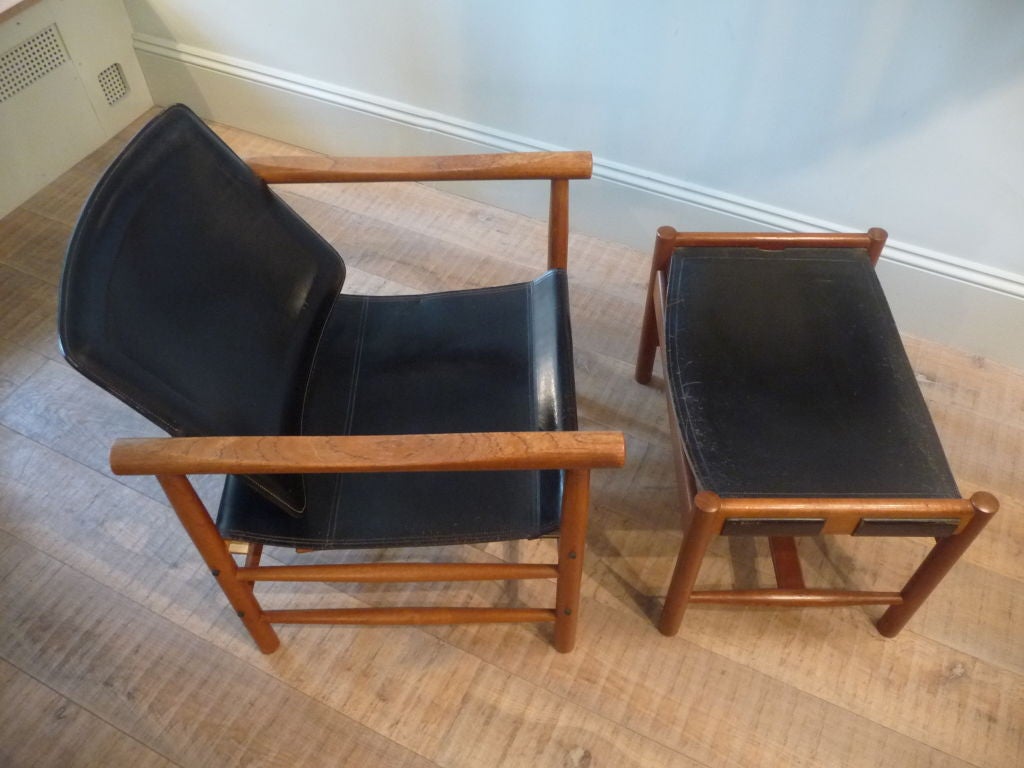 Kai Lyngfeldt Larsen Chair And Ottoman 1
