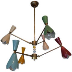 italian 6 arm chandelier
