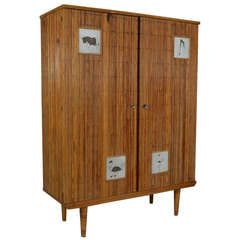 Bamboo Cabinet, circa 1950