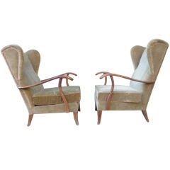 pair of Paolo Buffa armchairs