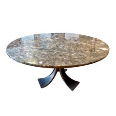 french occasional table with resin top