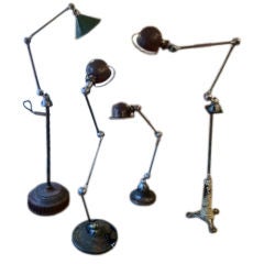 set of 4 jielde lamps