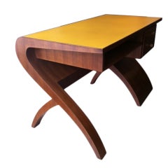 italian curved desk c.1950