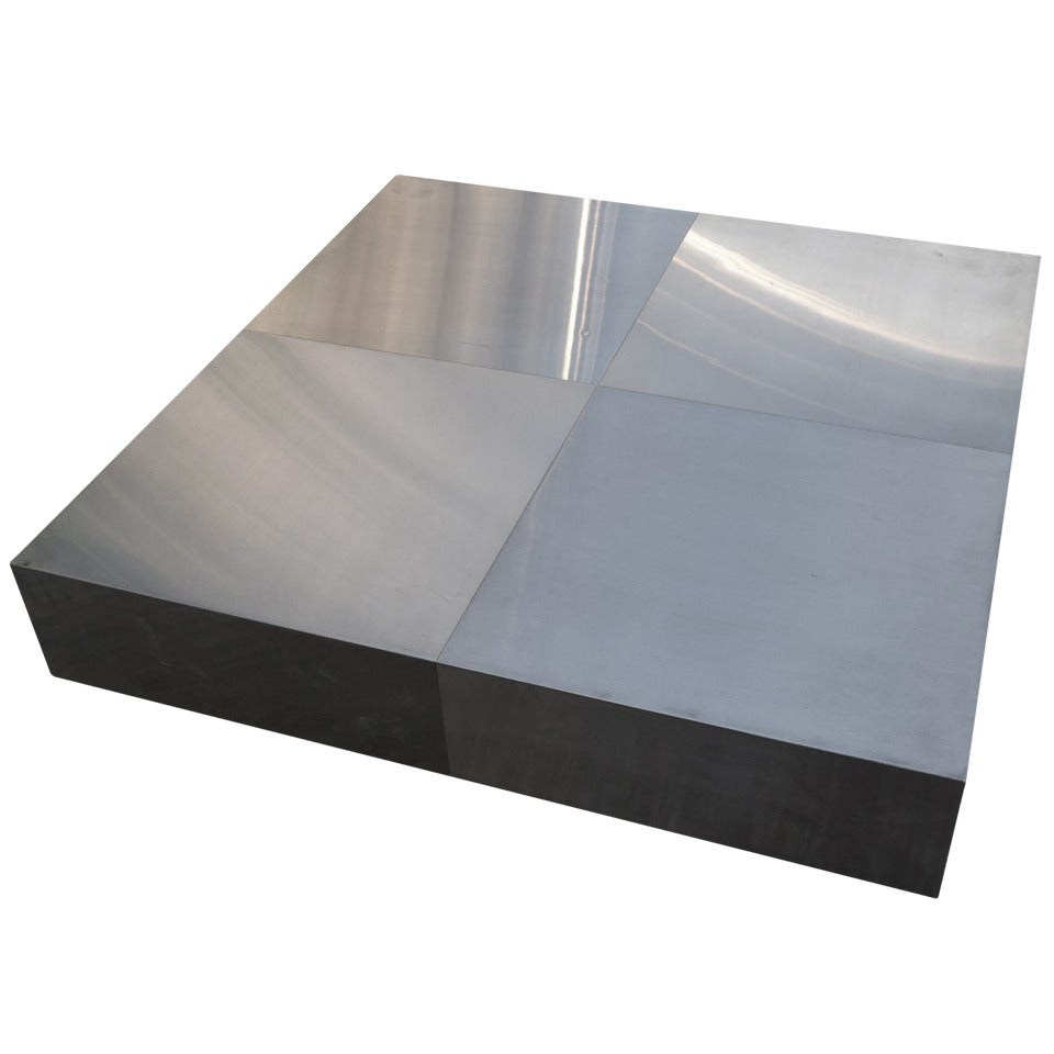Stainless Steel Low Table