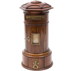 Victorian Country House Pillar Shaped Postbox, dated 1872
